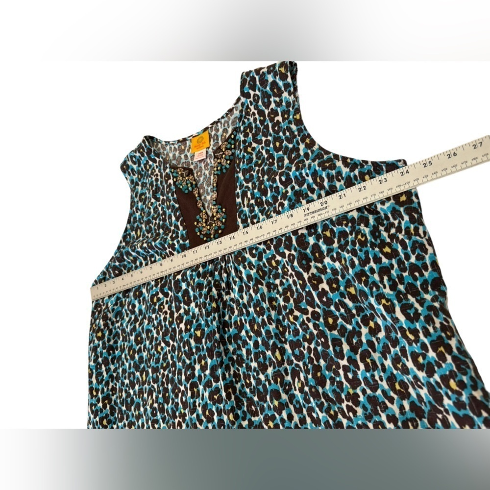Ruby Rd Blue Animal Print Dress Size 20W - Picture 9 of 9